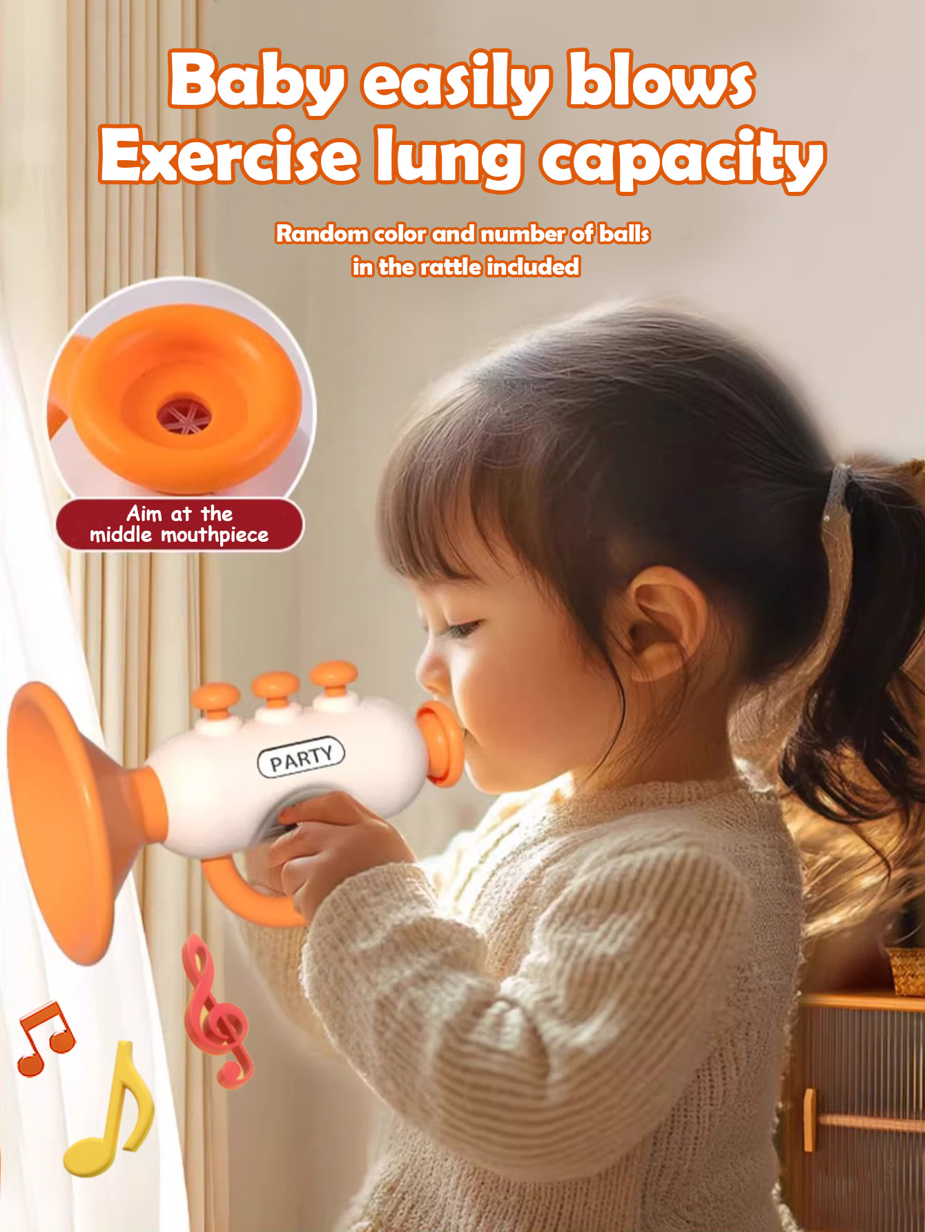 Kids Trumpet Toy, Learning Pra - Game Call Whistle ulasan dan harga