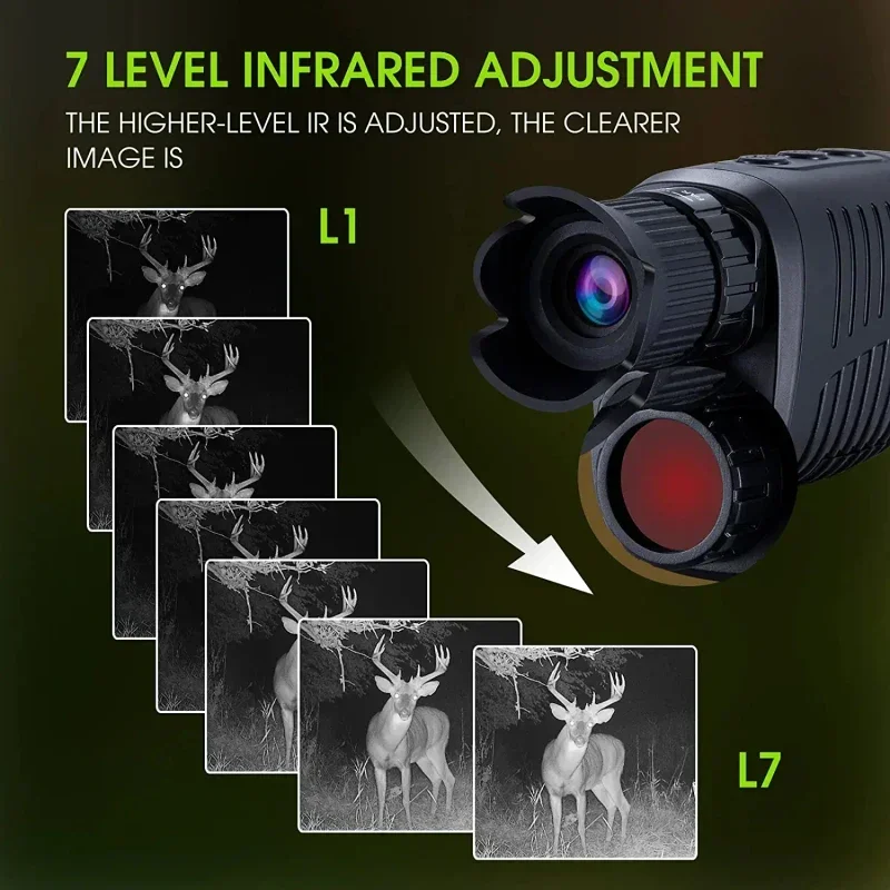 1080P HD Monocular Night Visio - Outdoor Hunting Range ulasan dan harga