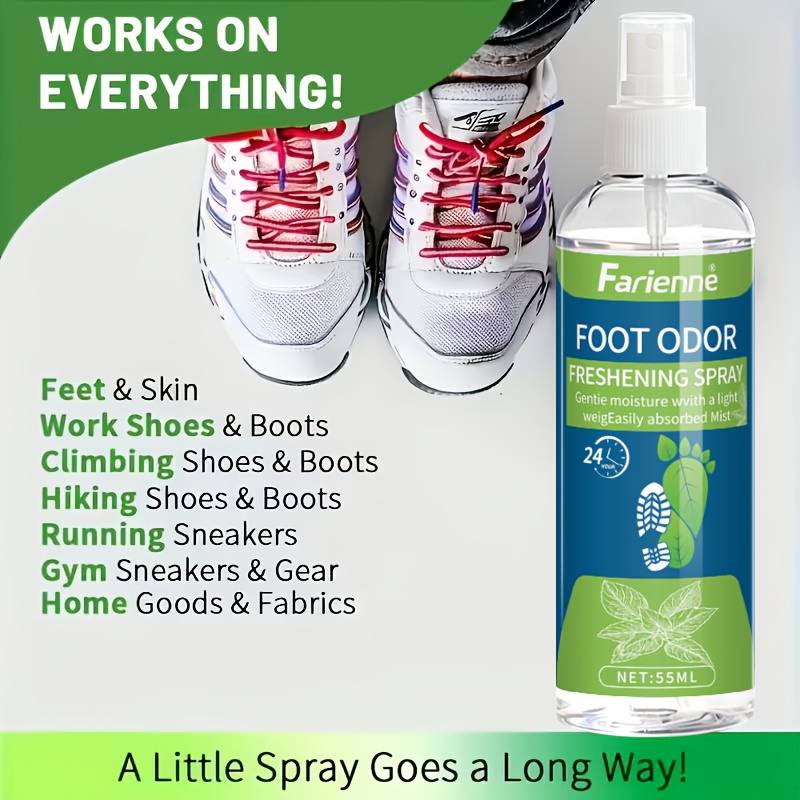 55ml Foot Shoes Deodorizer Spr - Scent Eliminator Spray ulasan dan harga