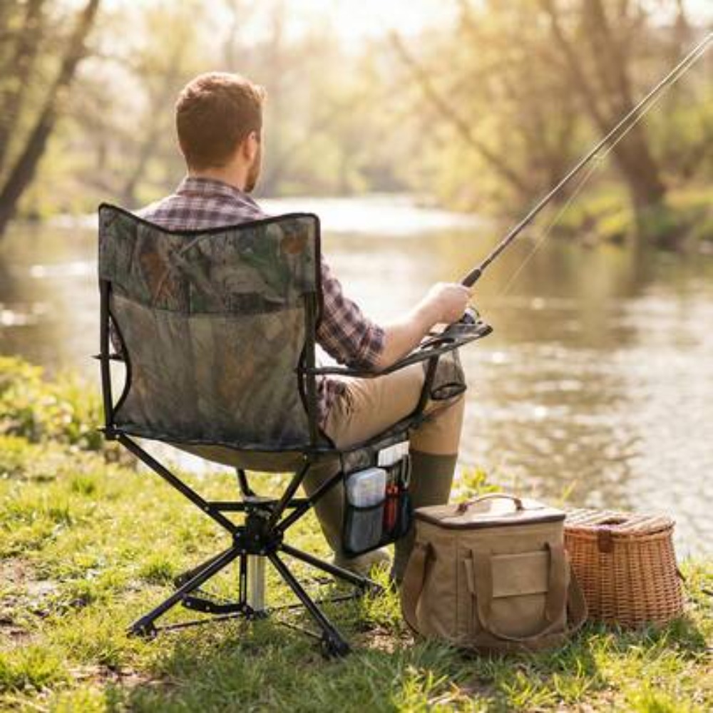 360 Degree Swivel Hunting Chai - Outdoor Hunting Blinds ulasan dan harga
