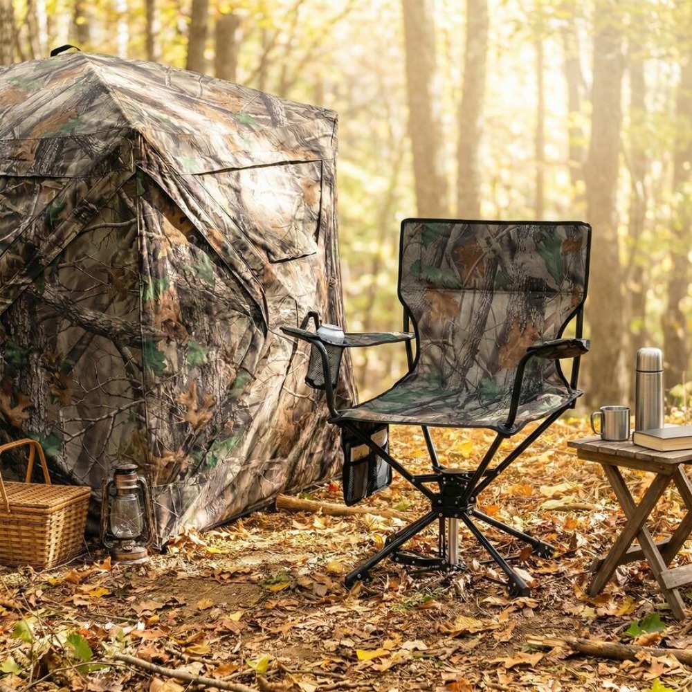 360 Degree Swivel Hunting Chai - Outdoor Hunting Blinds ulasan dan harga