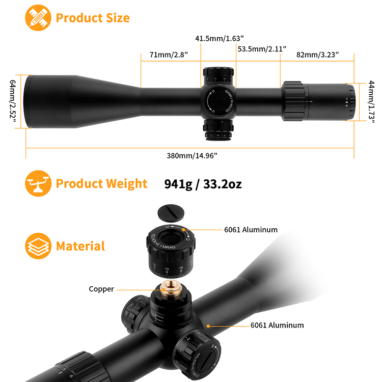 5-30X56 FFP Tactical Long Rang - Outdoor Hunting Range ulasan dan harga