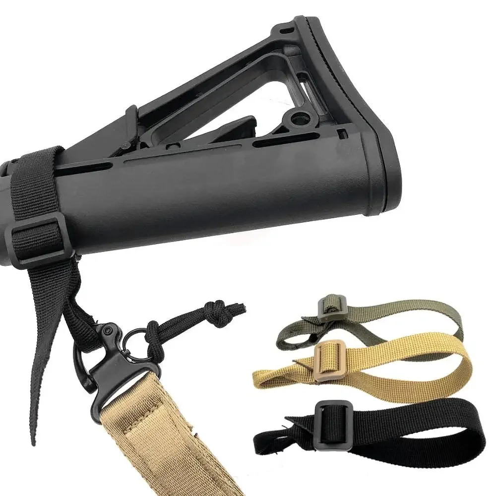 Buttstock Sling Gun Rope Strap - Outdoor Hunting Tools ulasan dan harga