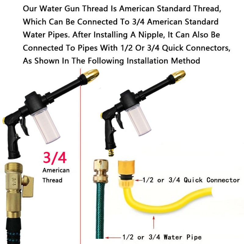 High Pressure Car Washing Wate - Gun Cleaning Rod ulasan dan harga