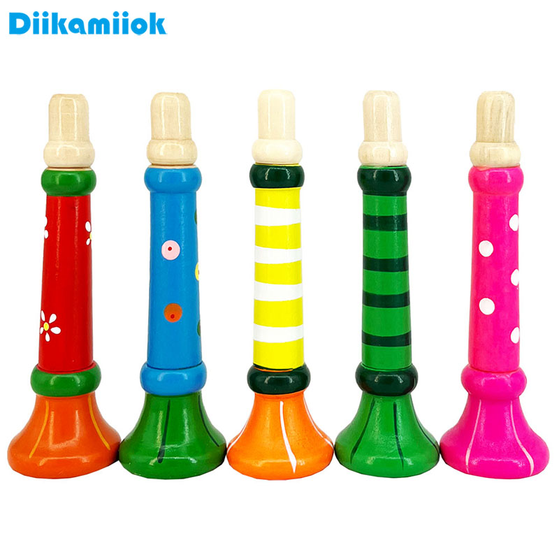 Wooden Trumpet Children Toy Ho - Game Call Whistle ulasan dan harga