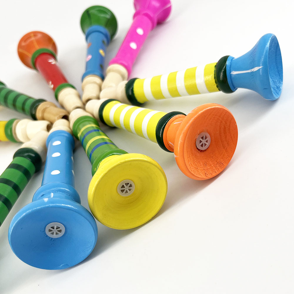 Wooden Trumpet Children Toy Ho - Game Call Whistle ulasan dan harga