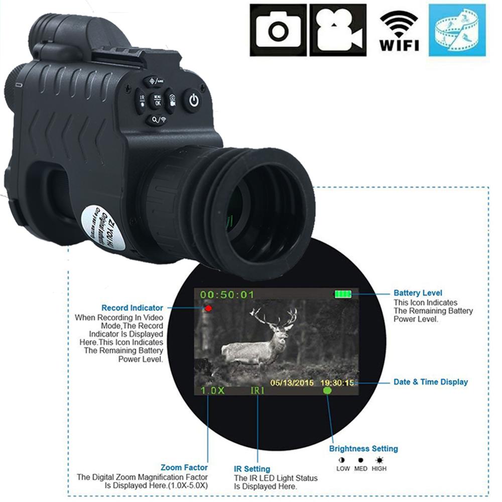 Monoculars Digital Night Visio - Outdoor Hunting Images ulasan dan harga