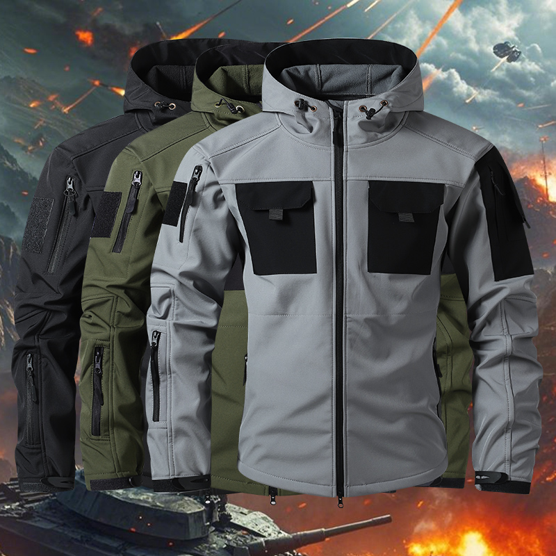 Mens Tactical Softshell Jacket - Safari Outdoor Hunting Jackets ulasan dan harga